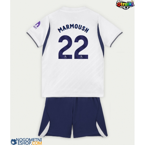 Otroški Nogometni dresi Tottenham Hotspur Omar Marmoush #22 Domači 2026-27 Kratek Rokav (+ Kratke hlače)